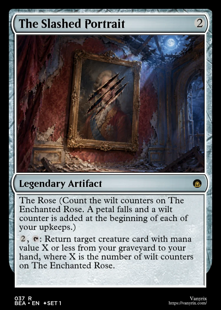 The Slashed Portrait
