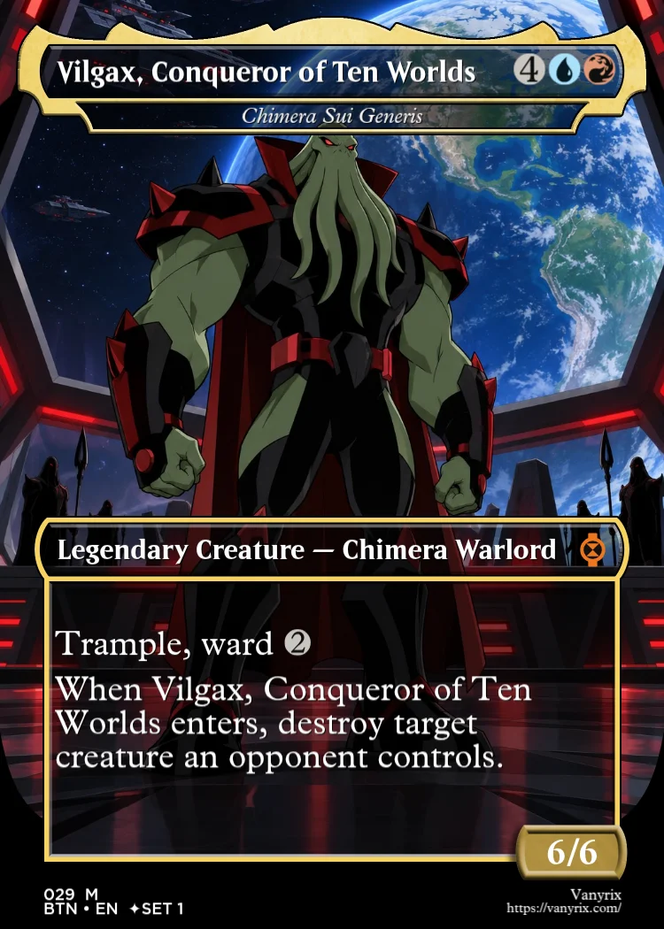 Vilgax, Conqueror of Ten Worlds
