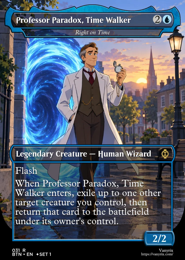 Professor Paradox, Time Walker