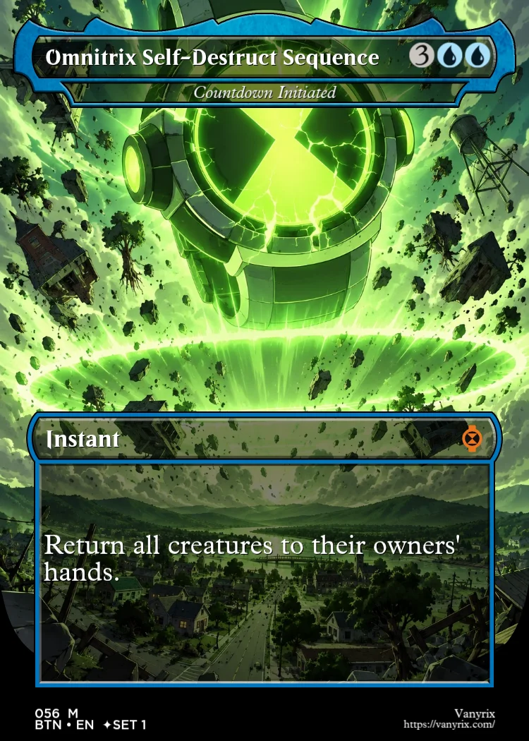 Omnitrix Self-Destruct Sequence