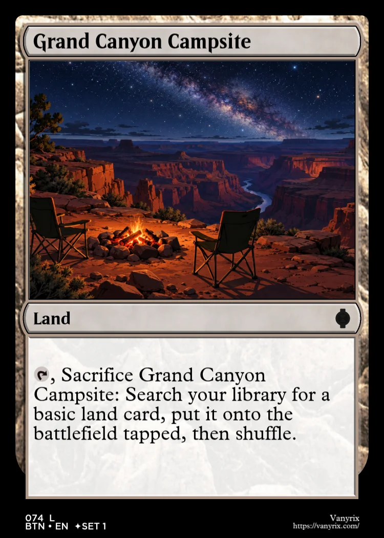 Grand Canyon Campsite