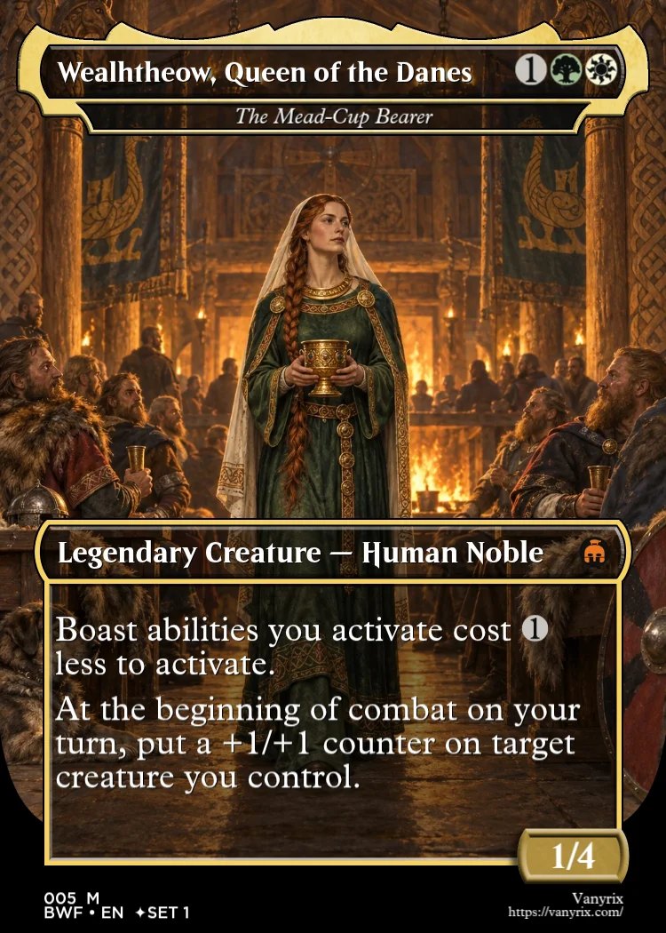 Wealhtheow, Queen of the Danes