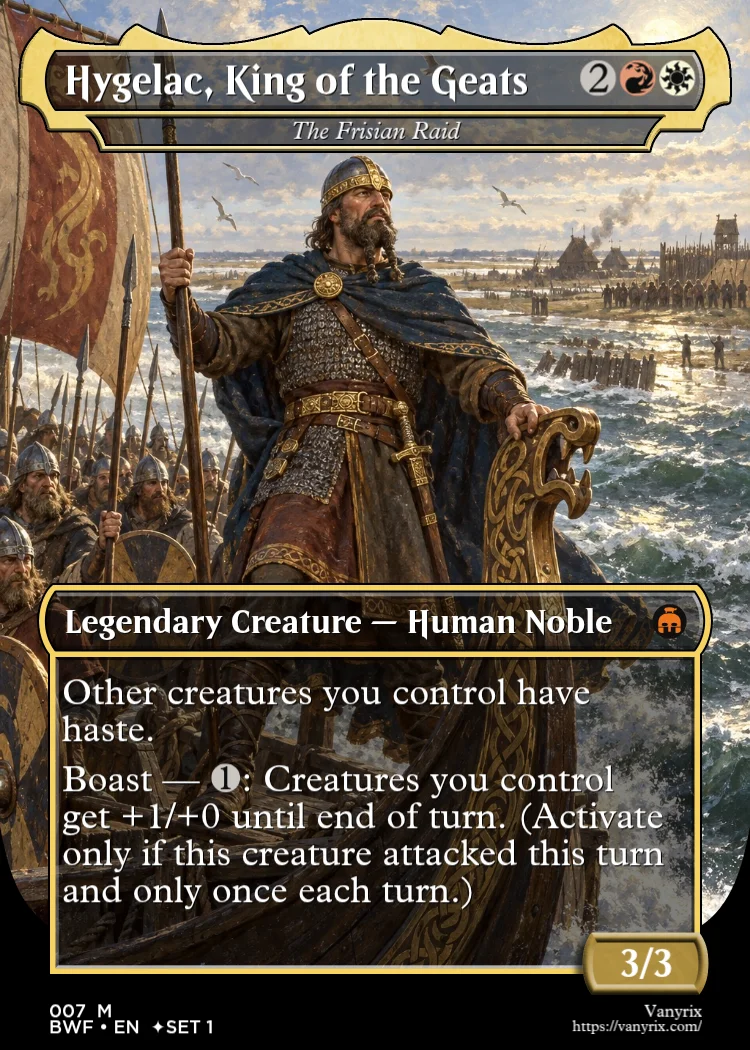 Hygelac, King of the Geats