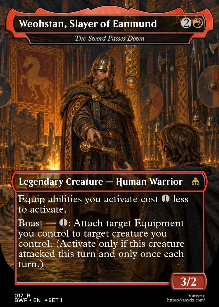 Weohstan, Slayer of Eanmund