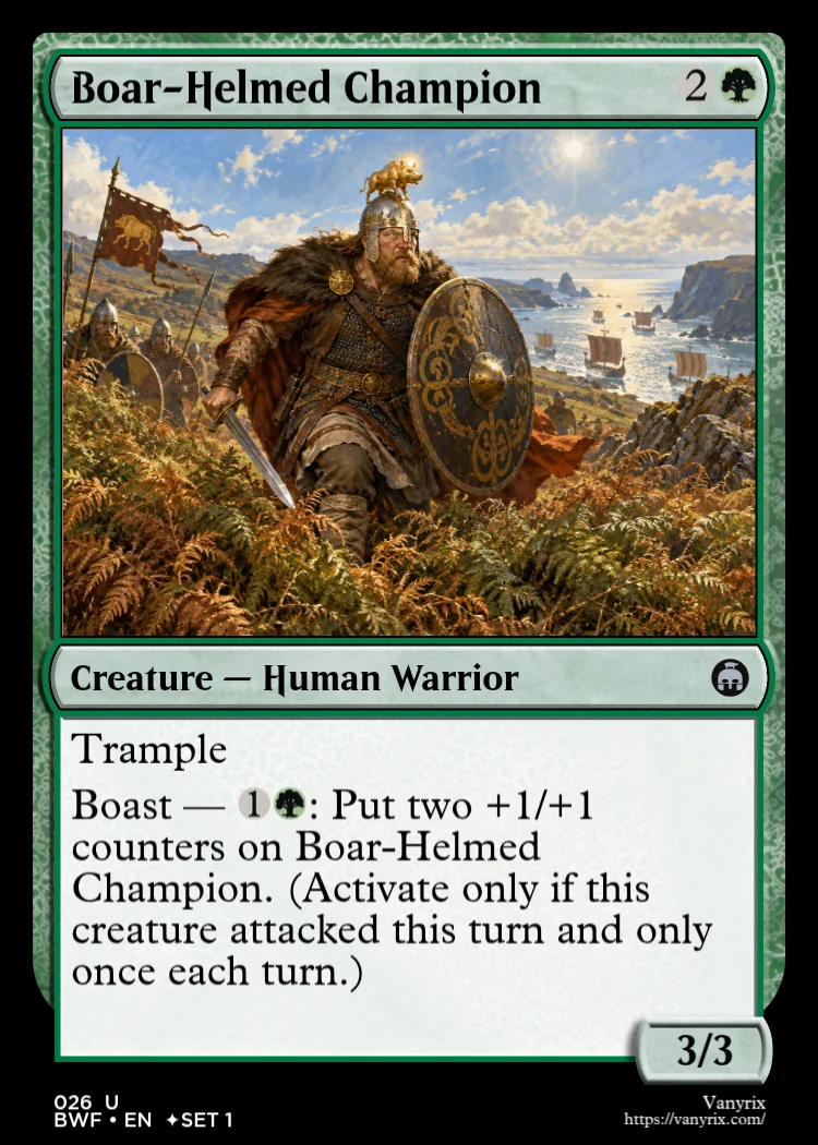 Boar-Helmed Champion