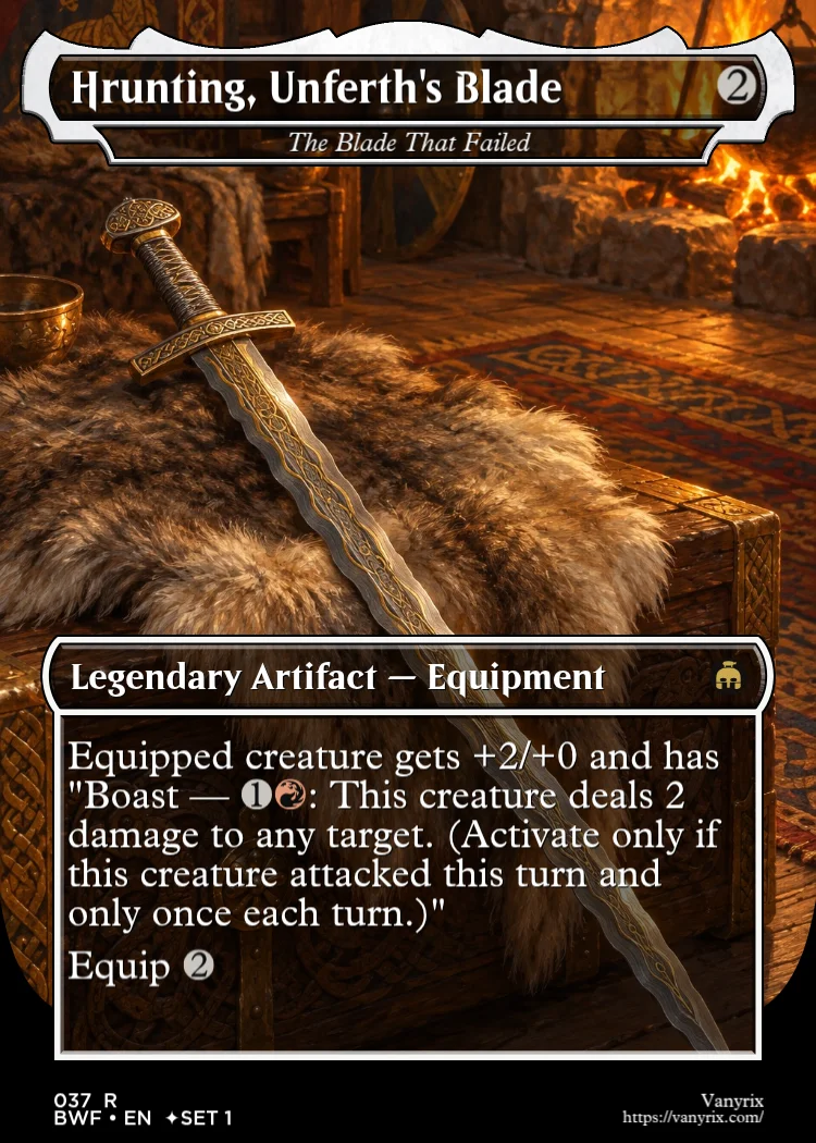 Hrunting, Unferth's Blade