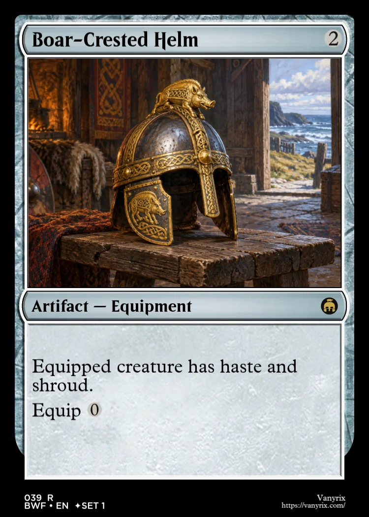 Boar-Crested Helm