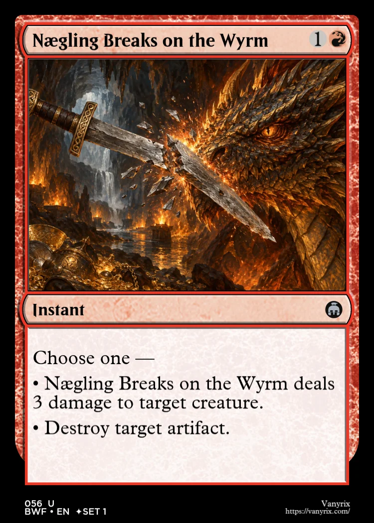 Nægling Breaks on the Wyrm