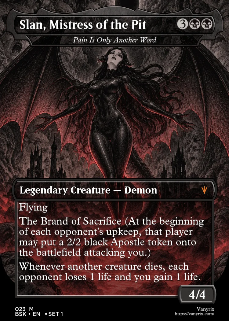 Slan, Mistress of the Pit