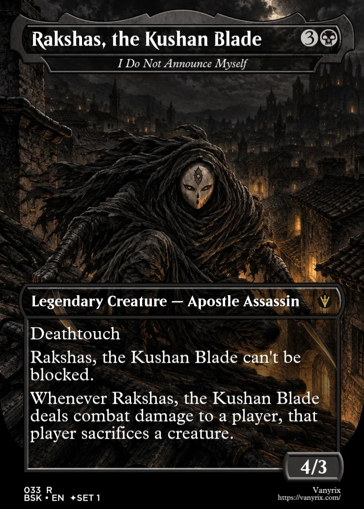 Rakshas, the Kushan Blade