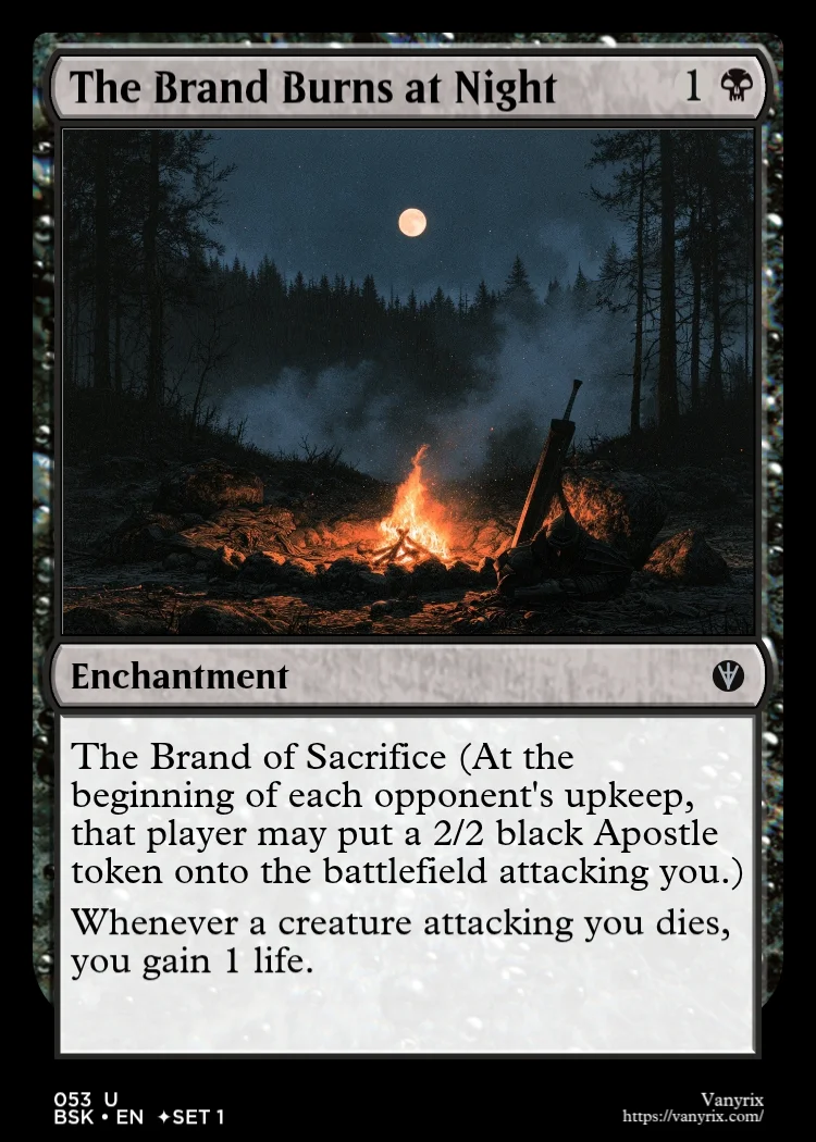 The Brand Burns at Night