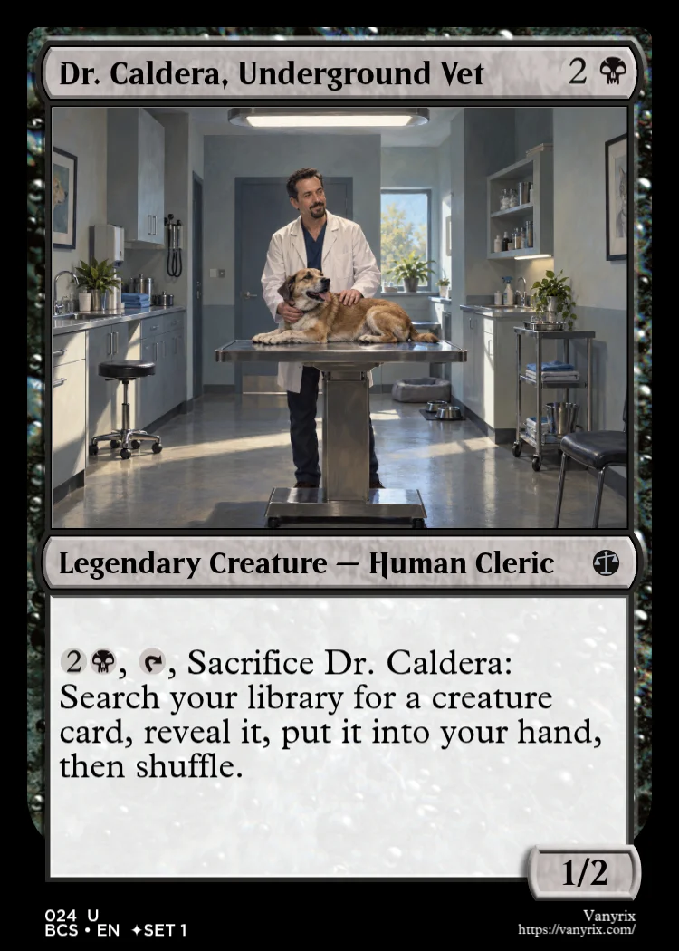 Dr. Caldera, Underground Vet