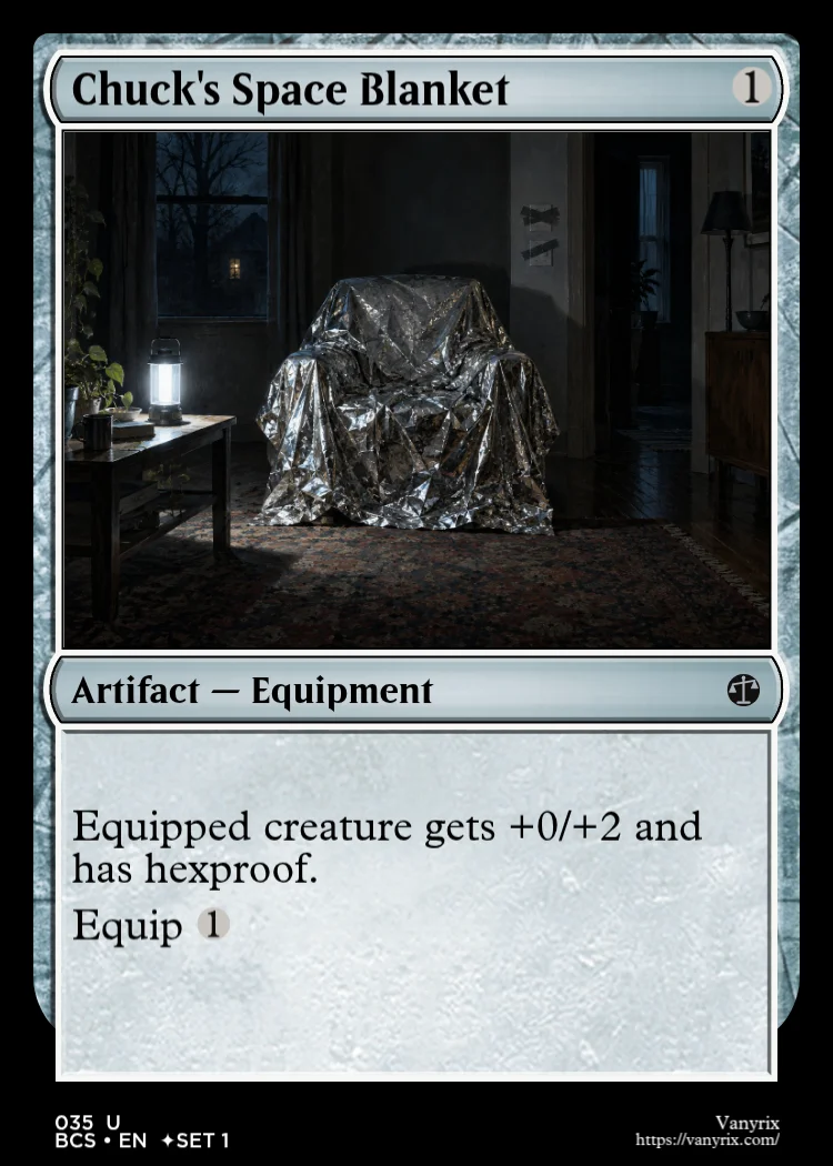 Chuck's Space Blanket