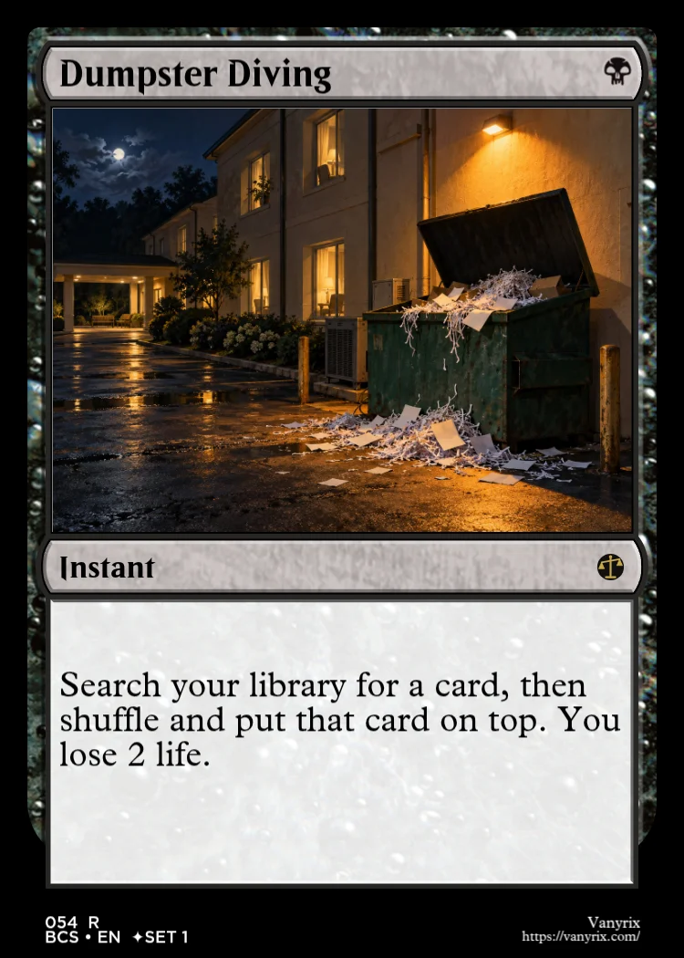 Dumpster Diving
