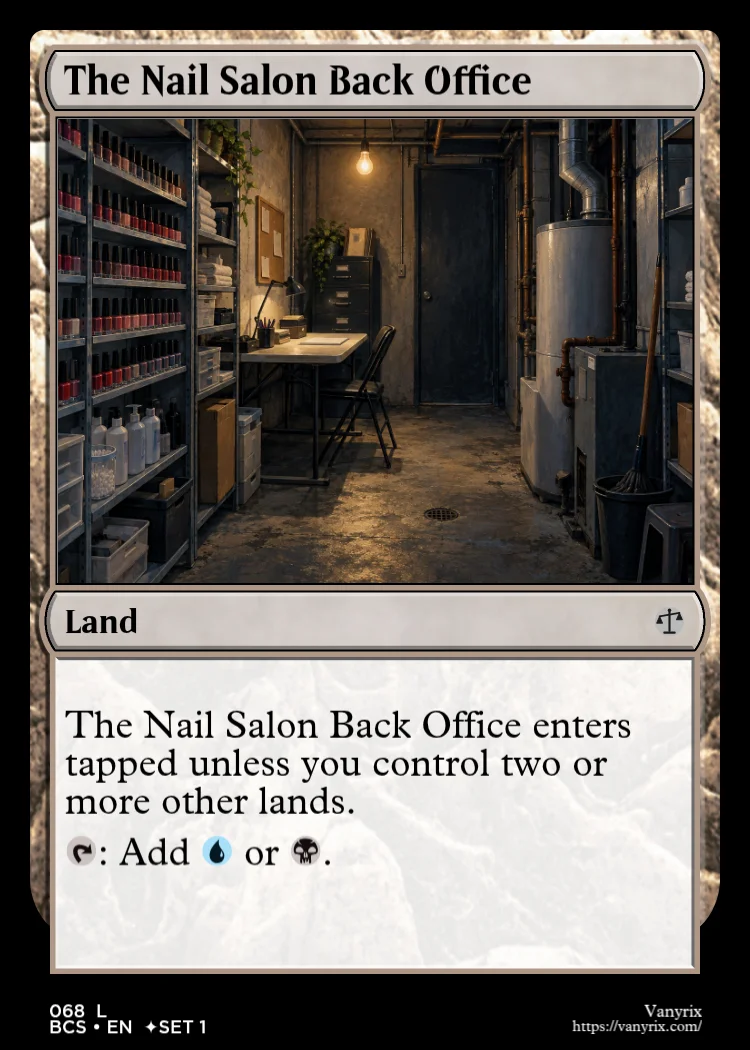 The Nail Salon Back Office