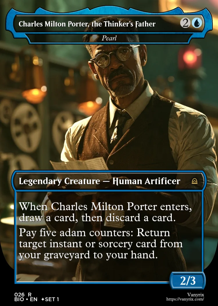 Charles Milton Porter, the Thinker's Father