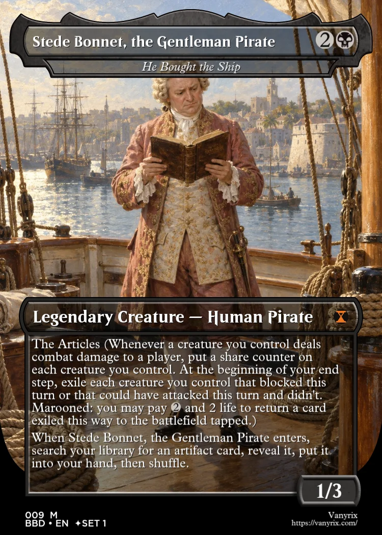 Stede Bonnet, the Gentleman Pirate