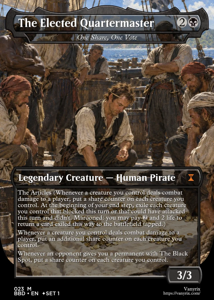 The Elected Quartermaster
