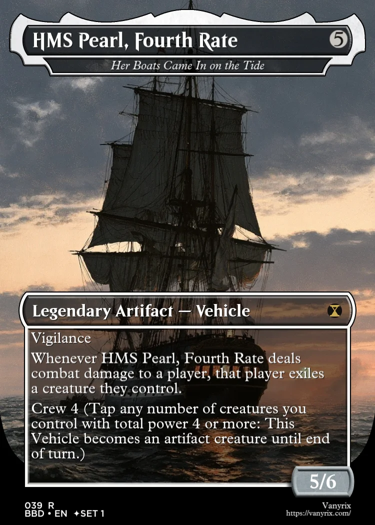 HMS Pearl, Fourth Rate