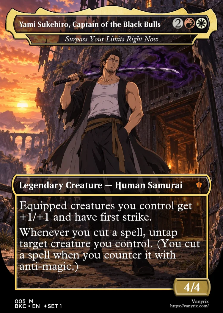 Yami Sukehiro, Captain of the Black Bulls