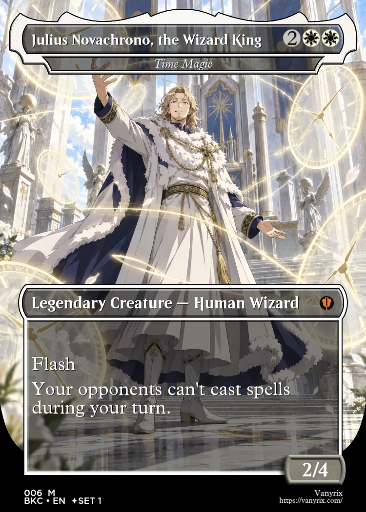 Julius Novachrono, the Wizard King