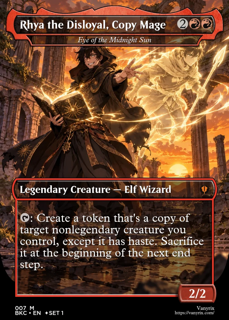 Rhya the Disloyal, Copy Mage