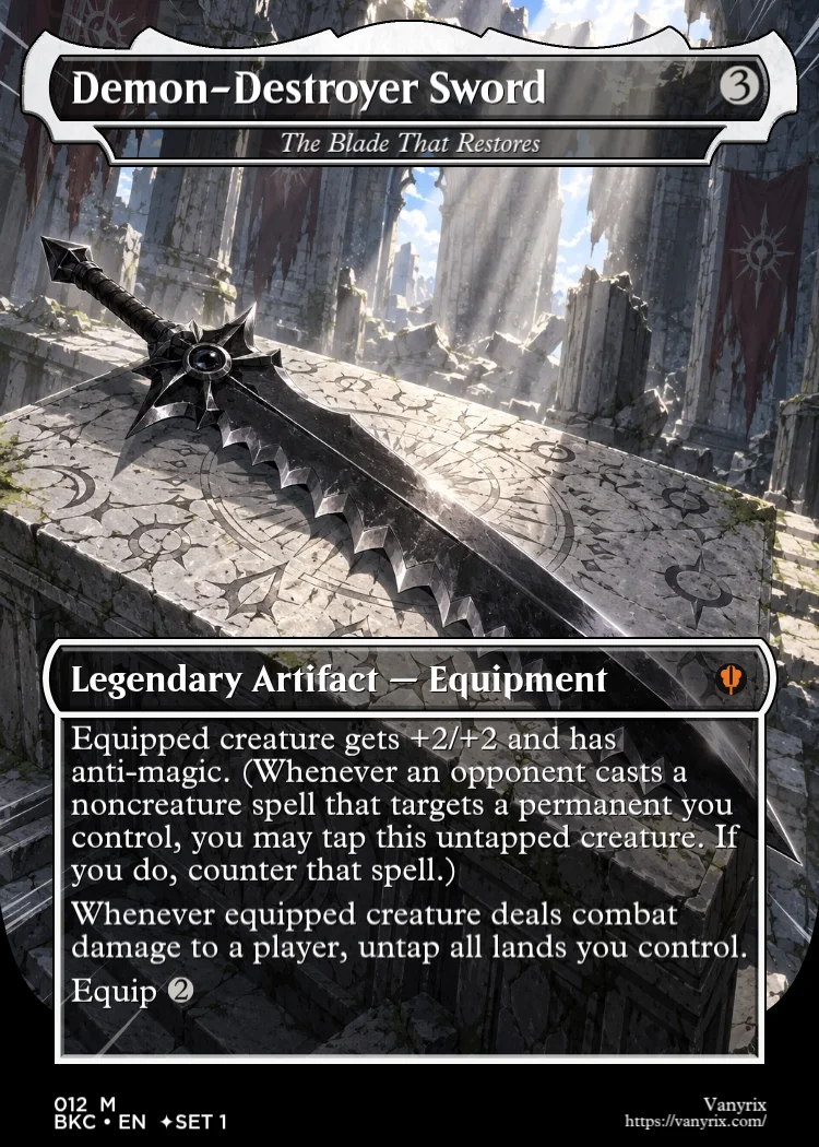Demon-Destroyer Sword
