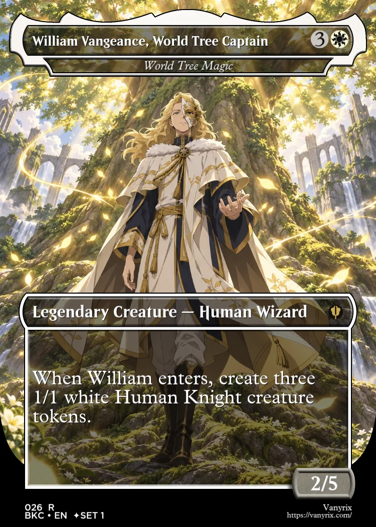 William Vangeance, World Tree Captain