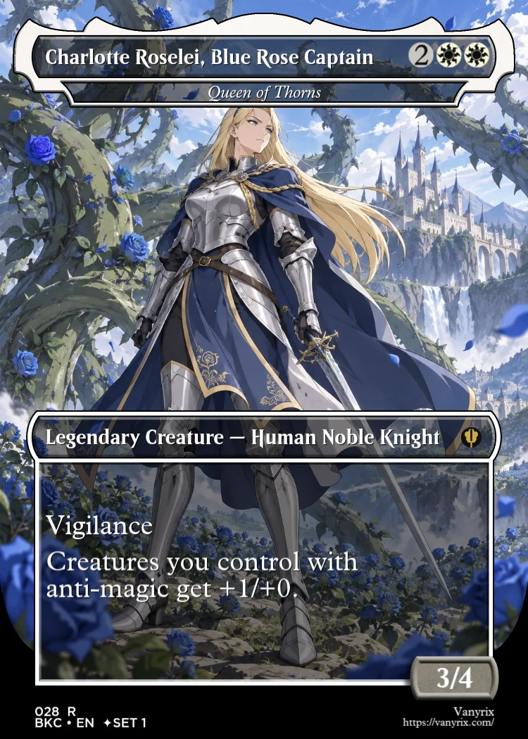 Charlotte Roselei, Blue Rose Captain