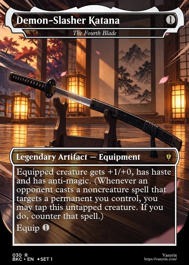 Demon-Slasher Katana