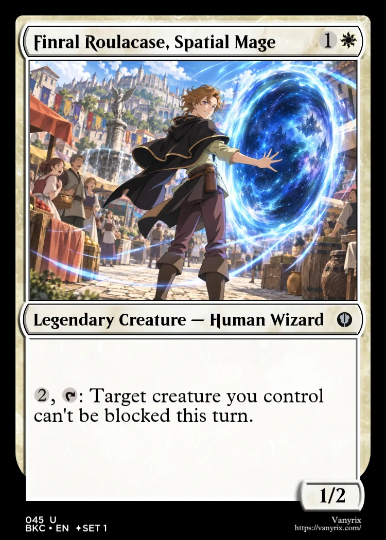 Finral Roulacase, Spatial Mage