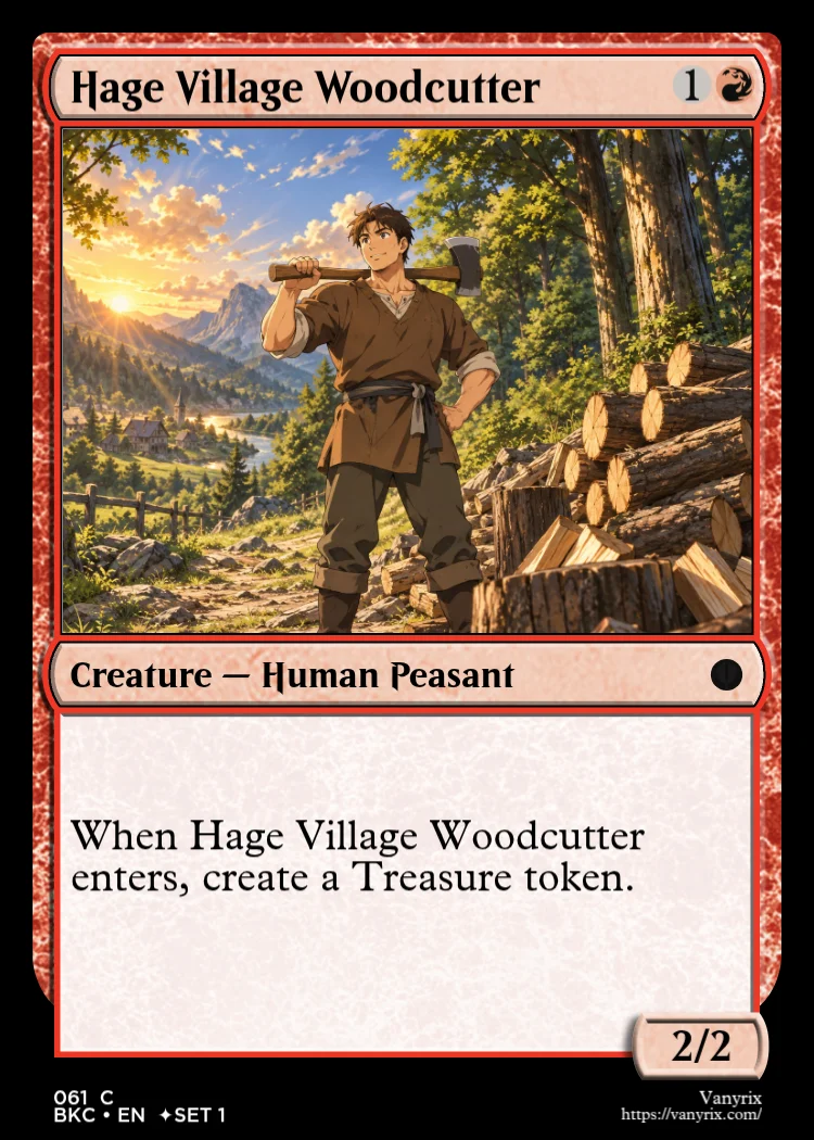 Hage Village Woodcutter