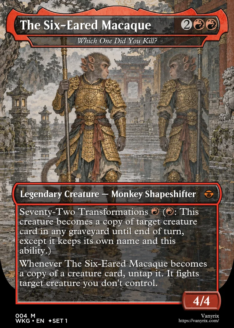 The Six-Eared Macaque