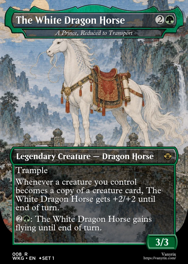 The White Dragon Horse