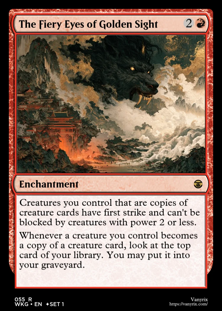 The Fiery Eyes of Golden Sight