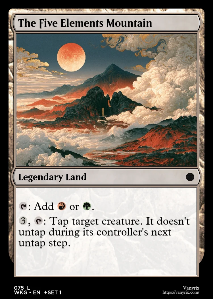 The Five Elements Mountain