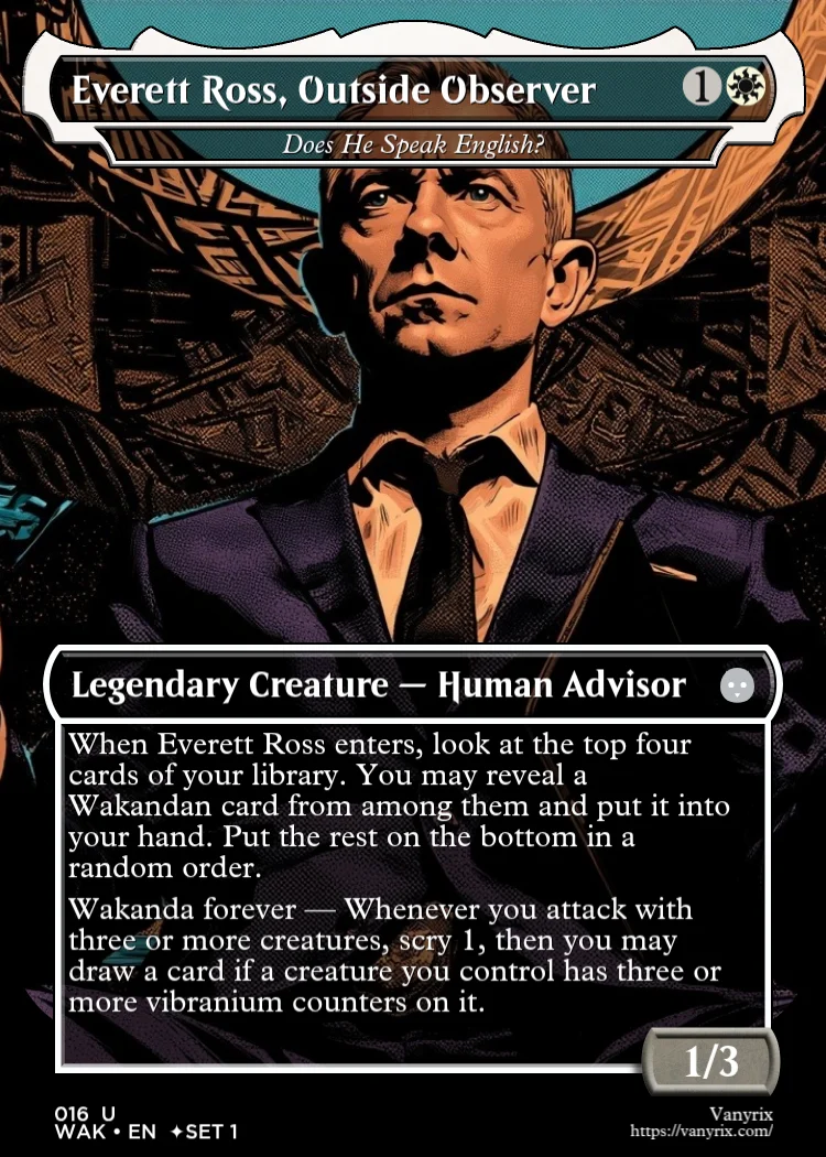 Everett Ross, Outside Observer