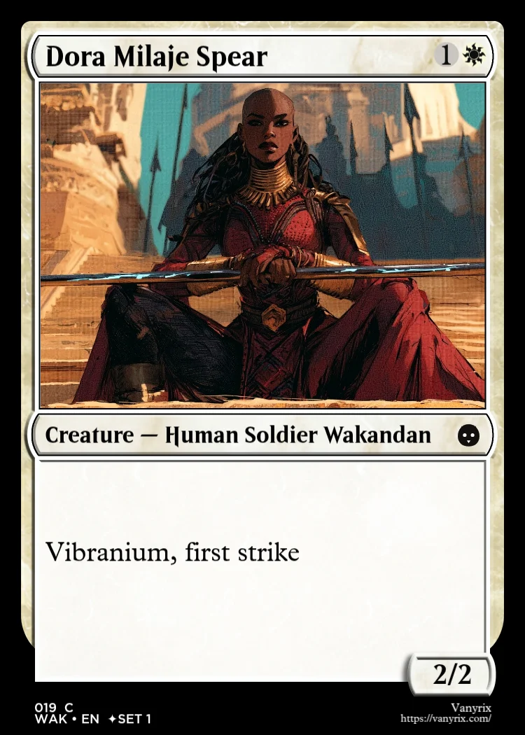 Dora Milaje Spear