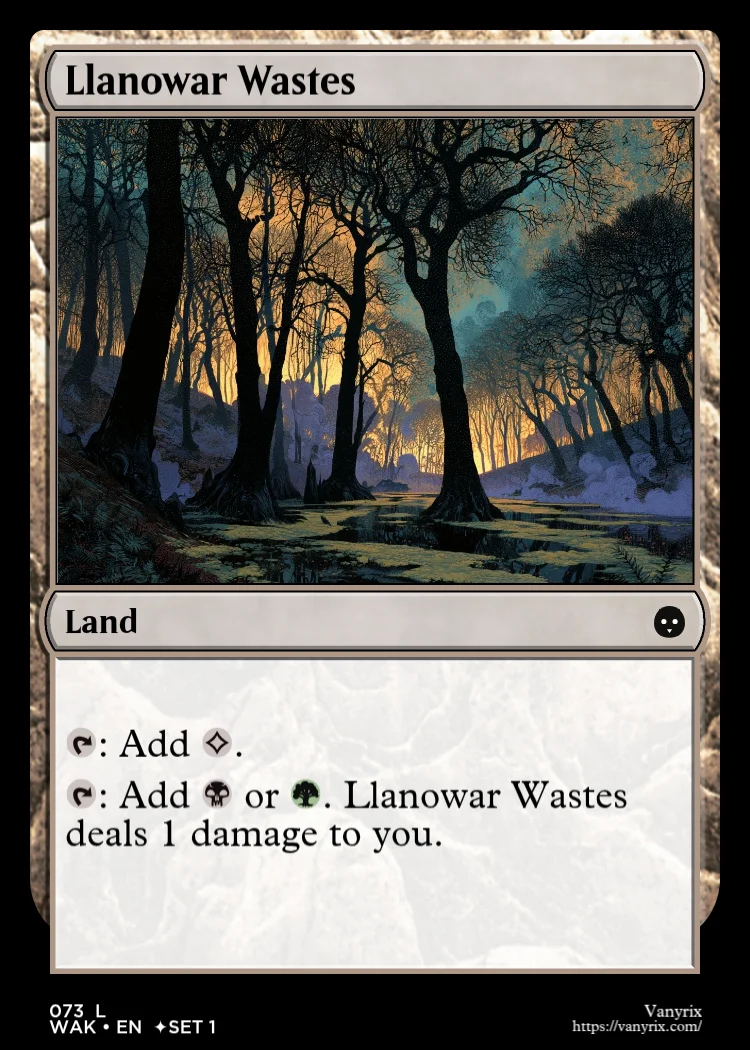 Llanowar Wastes