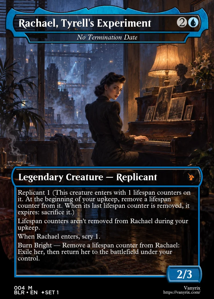 Rachael, Tyrell's Experiment