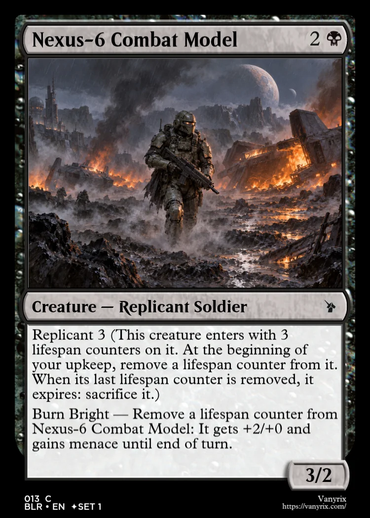 Nexus-6 Combat Model