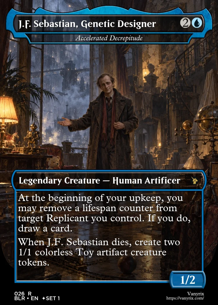 J.F. Sebastian, Genetic Designer