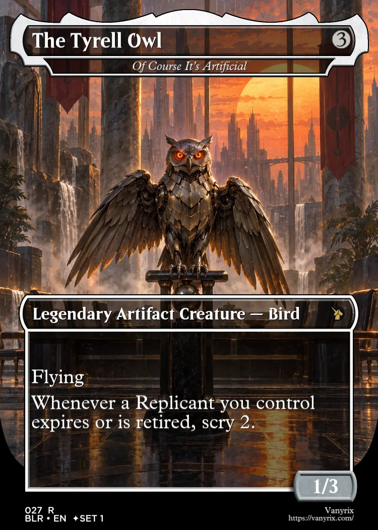 The Tyrell Owl