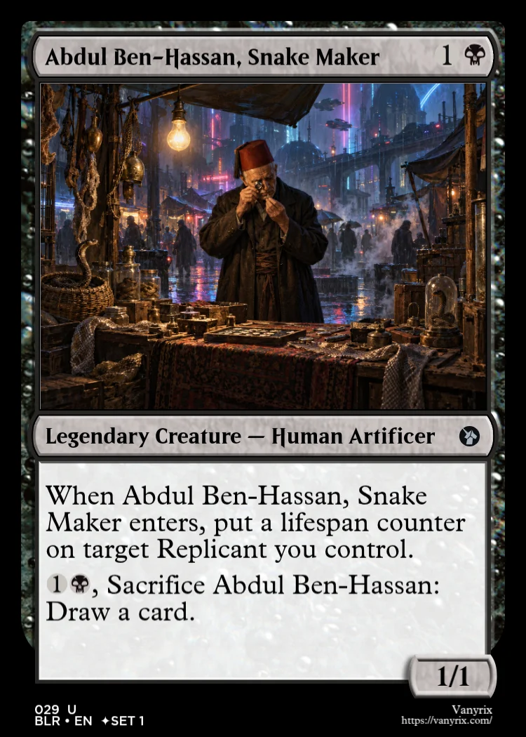 Abdul Ben-Hassan, Snake Maker