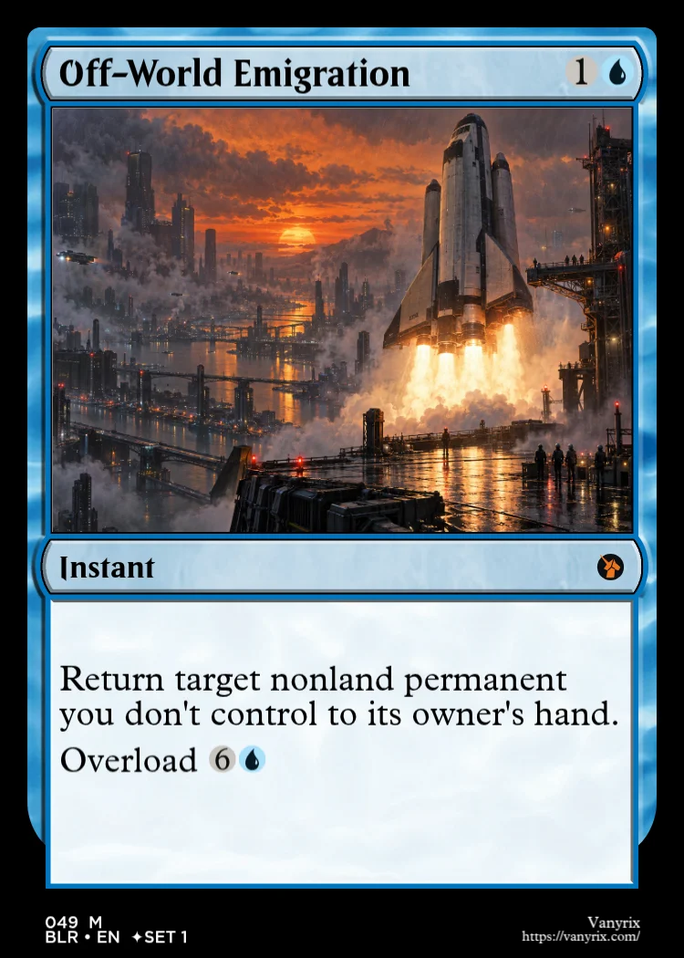 Off-World Emigration