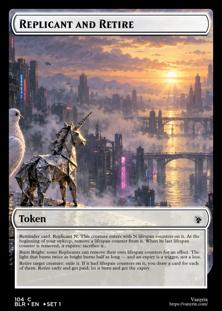 Replicant and Retire