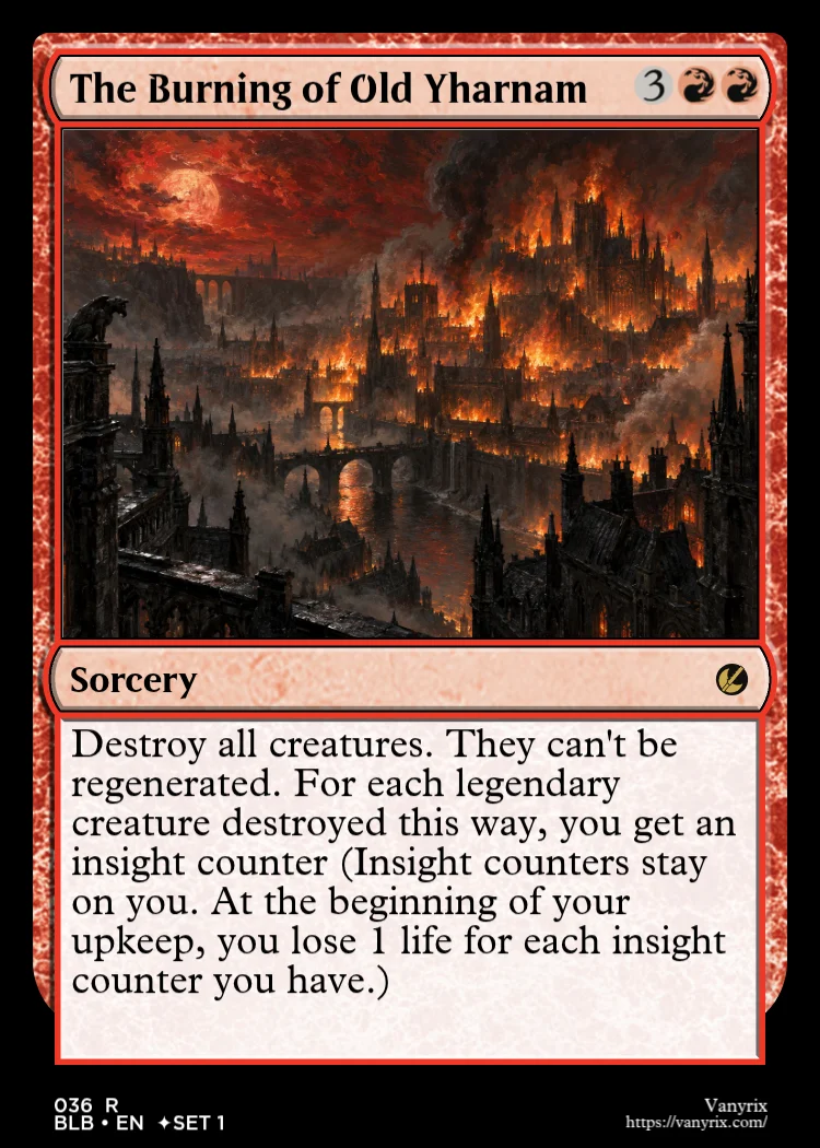 The Burning of Old Yharnam