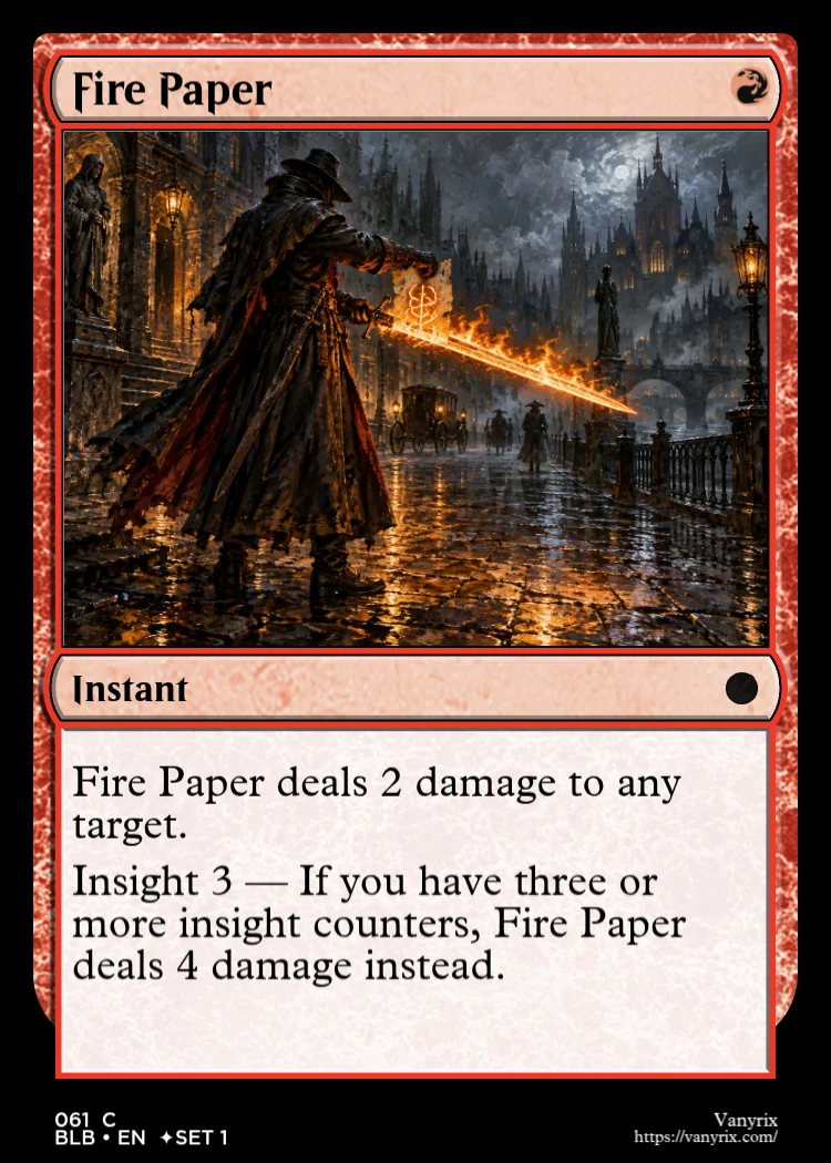 Fire Paper