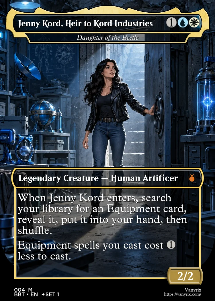 Jenny Kord, Heir to Kord Industries