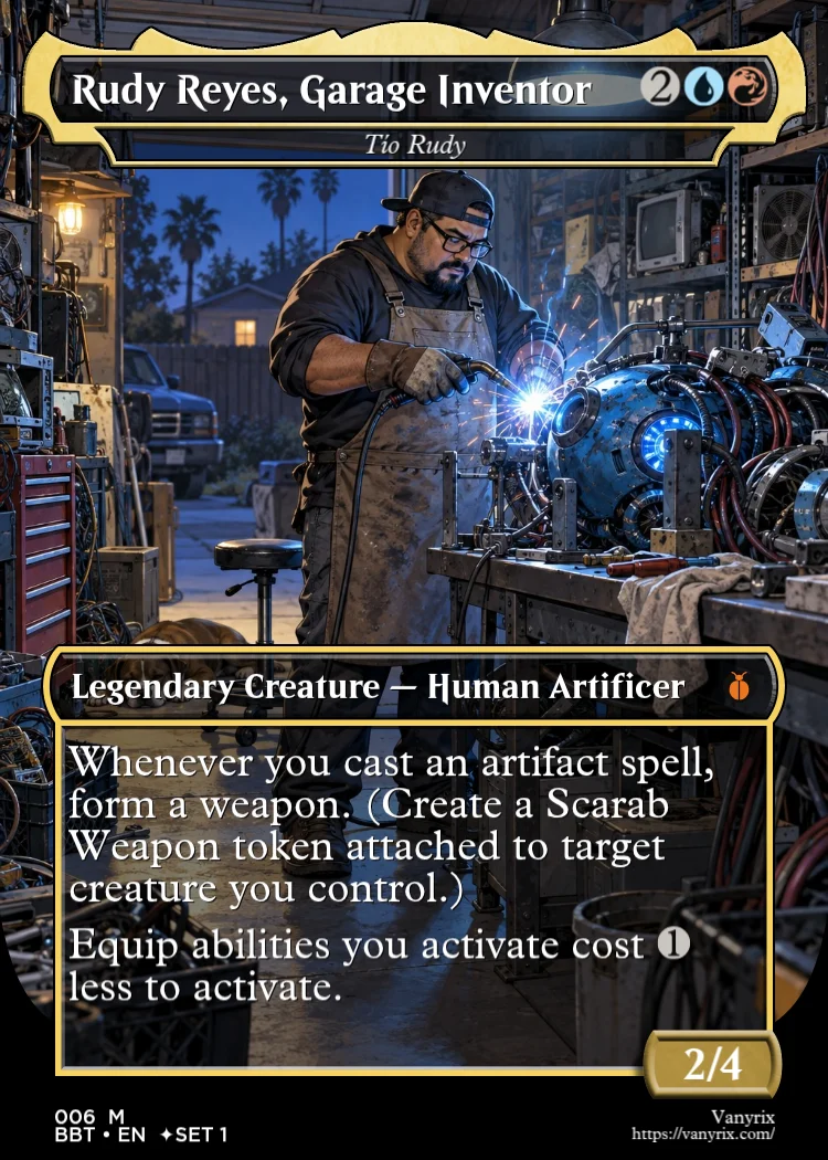 Rudy Reyes, Garage Inventor